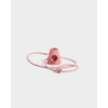 Pedestal Power Base 2-Way Socket (Pink), Stylish Design with Double