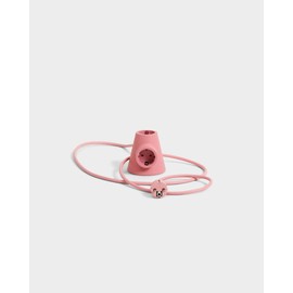 Pedestal Power Base 2-Way Socket (Pink), Stylish Design with Double Plug for Socket, Multiple Socket with Magnetic Base, Multi Socket in Exclusive, High-Quality Design
