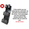 SWITCHDOCTOR Window Master Switch for 2007-2012 Nissan Altima Sedan (2009-2014