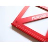 Precision Triangle Square 18 inch, Imperial Scale Framing Square for