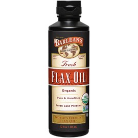 Barlean's Organic Oils Fresh Flax Oil, 12 Ounce by Barlean's Organic Oils