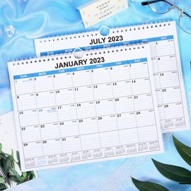 2022-2023 Calendar - Wall Calendar 2022-2023 from Jul 2022 - Dec 2023, 11" x 8.5", 18　Months Wall Calendar, Julian Dates, Suitable for Hanging on the Wall with Simple Appearance and Decorative Effect