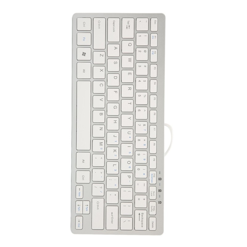 Mini Keyboard Mini Ultra Thin 78 Keys USB Wired Keyboard