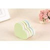 100 Sheets Heart Shape Sticky Note Cube Notebooks Office and