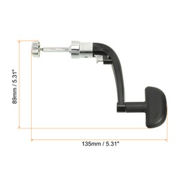 PATIKIL 2Pcs Fishing Reel Handle Crank Rock Arm Rotary Knob Grips for 5000/7000