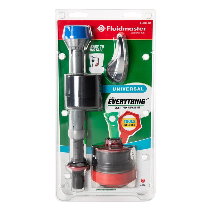 Fluidmaster K-400H-021-P8 PerforMAX 2-Inch Everything Toilet Repair Kit, Multicolor