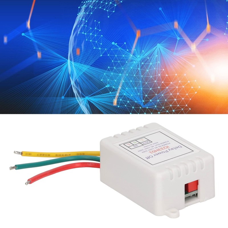 Fdit Delay Timer, Relay Switch Wide Application Various Modes 110V‑220V