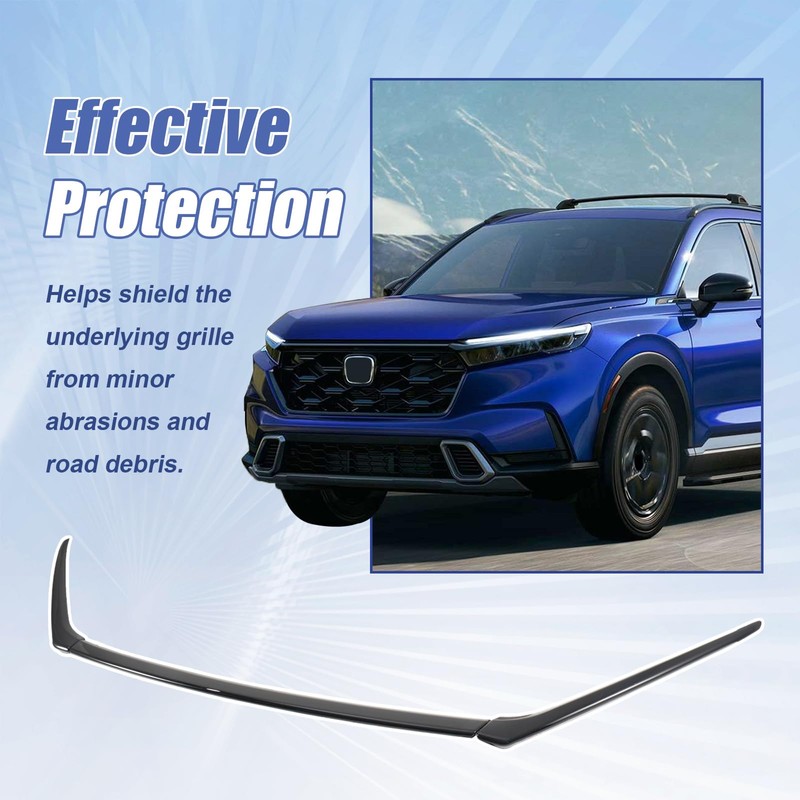 Front Grill Black Trim for Honda CRV 2023-2026 Grille Chrome