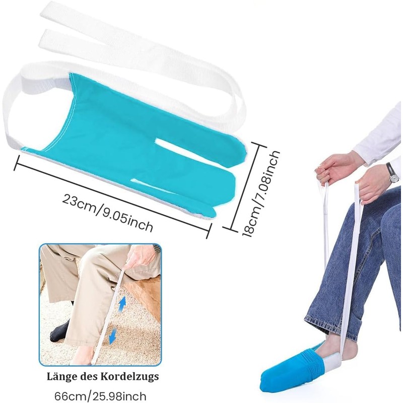 Molkor Sock Dressing Aid for Socks and Stockings, Stocking Aid