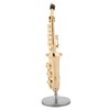 Miniature Alto Saxophone Model with Stand and Case Gold Plated