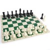 OUMODA 4" King Tournament Chess Set Foldable 20" Silicone Chess