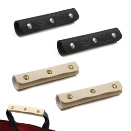 ThFmlva 4 Pcs Leather Handle Wrap Reliable Leather Bag Handle Protector for Handbags Craft Making Supplies