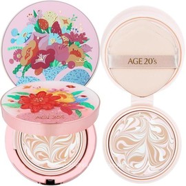 AGE20s Essence Cover Pact Flora No. 21 Main Product + Refill (Random Case) / AGE20s 에이지투웨니스 에센스 커버팩트 플로라 21호 본품+리필 (케이스랜덤)