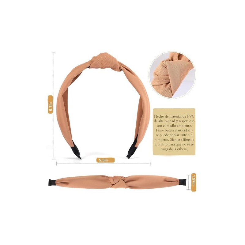 Triko Set de 6 Diademas para Mujer con Nudo de
