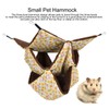 Small Pet Warm Hanging ThreeLayer Hammock Sleeping Bag Cage for