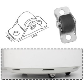 Caster Rubber Caster Wardrobe Caster Quiet Design Trolley Luggage Caster Storage Box Caster Trolley Caster Linear Caster Furniture Caster Furniture Accessories (Style)