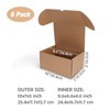 Serwrsw 10x7x5 Shipping Boxes Set of 6, Small Cardboard Boxes