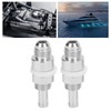 2pcs AN6-5/16 Hose Barb Adapter Aluminum Fuel Pump Tank Fitting