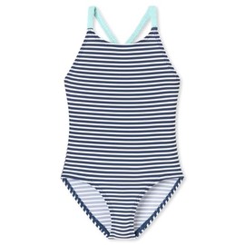 Schiesser Girls Swimming Costume, White&stripes_182733