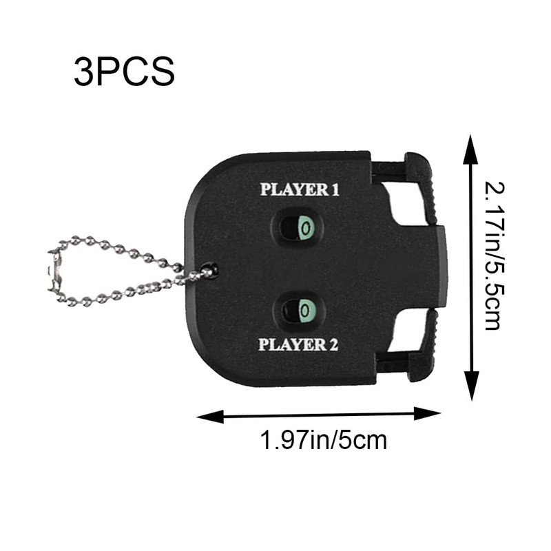 JUNPINGLIN Unisex Dv-0208-g Golf Scorer, Black, One Size UK Golf