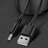 Tebatu Charging Cable,USB to DC 3.5V for Facial Cleanser USB