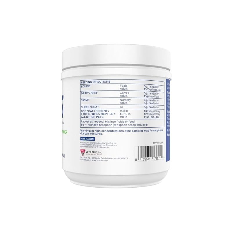 Probios Polvo probiótico para animales, 240 g