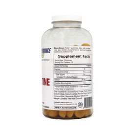 PERFORMANCE INSPIRED Creatine Gummies – 5g Creatine Monohydrate – Muscle Recovery & Strength Support – Lemon Flavor – 150 Count