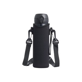 DFsucces Water Bottle Cover, Thermal and Cold Water Bottle Case, Holder, 16.9 fl oz (500 ml), 20.3 fl oz (600 ml), For Thermos, Portable Bottle Cover, Adjustable Strap, Handbag, Cross-body, Work