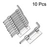 sourcing map 10pcs Carbon Steel Lock Bolt Spring Loaded Pin