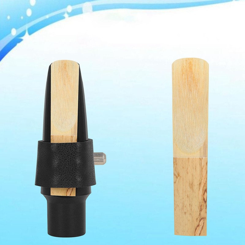 Saxophone Mouthpiece Set Accurate Sturdy Smoothly Cap Buckle Reed Tooth