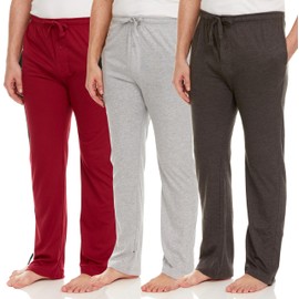 DARESAY Mens Lounge Pants with Pockets - Mens Pajama Pants - Lounge Pants Men, Up to 3XL Pack of 3
