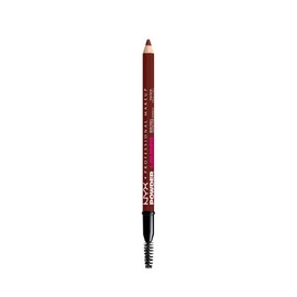 NYX PROFESSIONAL MAKEUP Brow Powder Louder Eyebrow Pencil, Brow Pencil with Buildable Volume For Up To 12HR Wear, Vegan Formula - Black Cherry