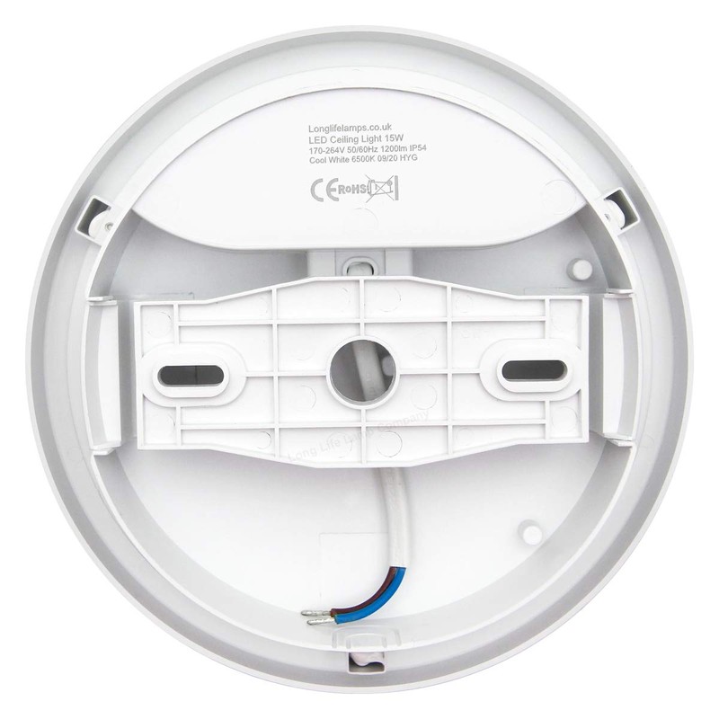 15w LED Bulkhead Round Ceiling Light Flush Mounted 6500k Cool