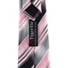 TigerTie Security Tie in Striped - Pre-tied with Elastic Band,