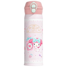 My Melody Stainless Steel Insulated Water Bottle (Spout & Straw) 480ml