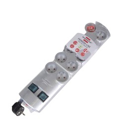 Brennenstuhl Primera-Line Power Strip 10G 10-Way Power Strip 2 m with 2 x Switches FR Plug