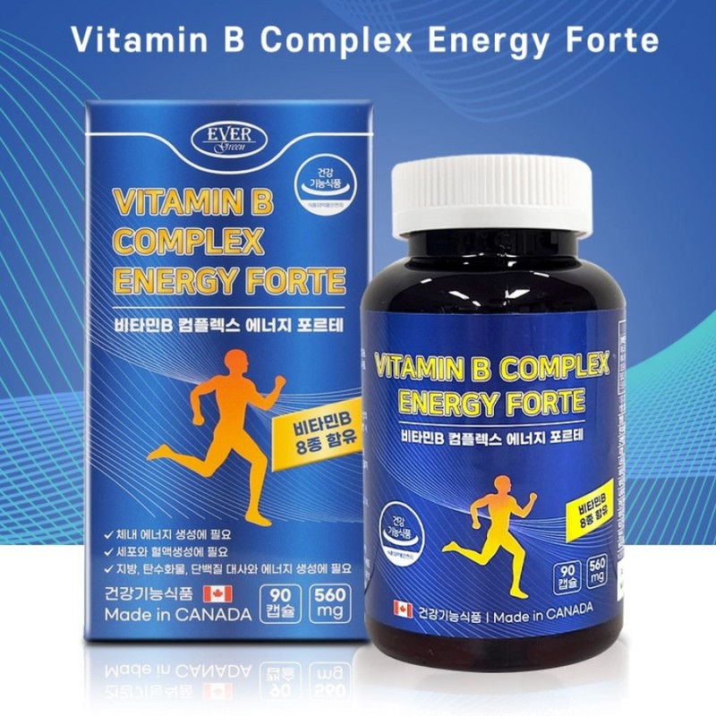 evergreen Vitamin B Complex Highly Concentrated Vitamin B1 B2 B6