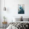 QIXIANG Elegant Peacock Canvas Paintings Art Animal Prints Bedroom Decor