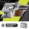 ROADEAL Headlights W/Bulbs for 2005 2006 2007 Ford F250 F350