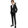 Black n Bianco Boys' First Class Slim Suits Black 5