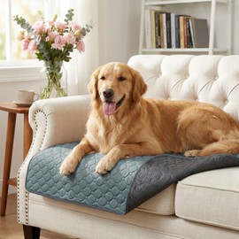 Washable Pee Pads for Dogs, 2 Pack Absorbent Reusable Training Dog Pads Pet Puppy Pads, Non-Slip Potty Pads for Whelping, Playpen, Crate, Bed, Grey (90x90cm Pack of 2)