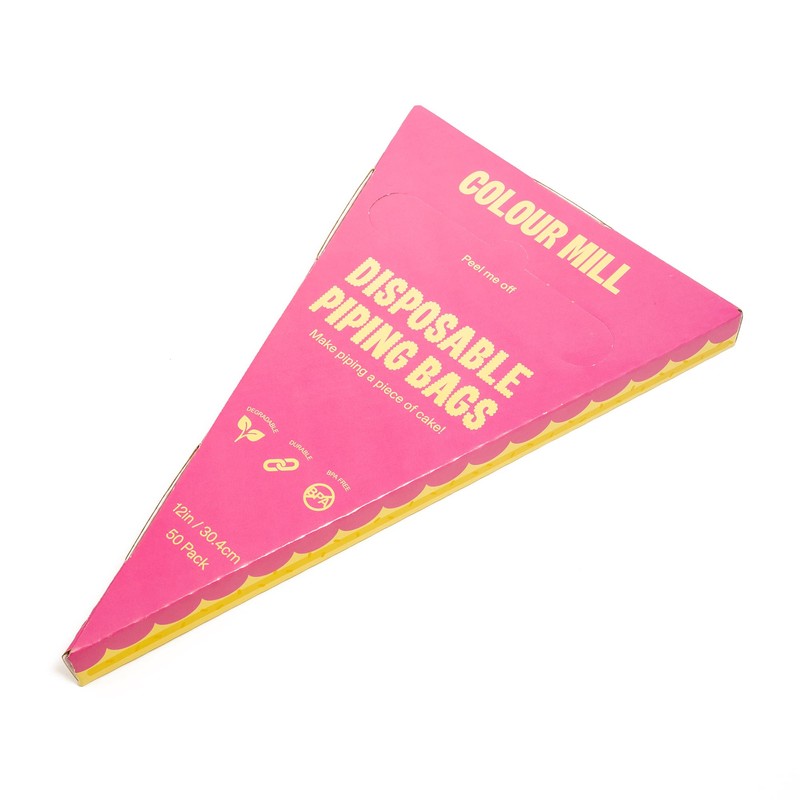 Colour Mill Disposable Piping Bags 12 inch, Pack of 50