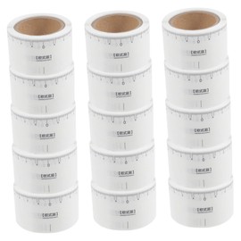 Ipetboom 50Pcs Eyebrow Rulers European Style Eyebrow Measuring Stickers for Precise Brow Leveling Convenient Makeup Tool and Framing