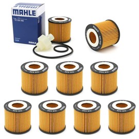 MAHLE OX446 Oil Filter for Domestic Cars [Set of 10] For Toyota, Subaru, Daihatsu and Lexus Cars