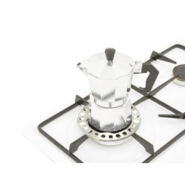 KitchenCraft Gas Ring Reducer Trivet, Galvanised Iron, 12 cm, Silver