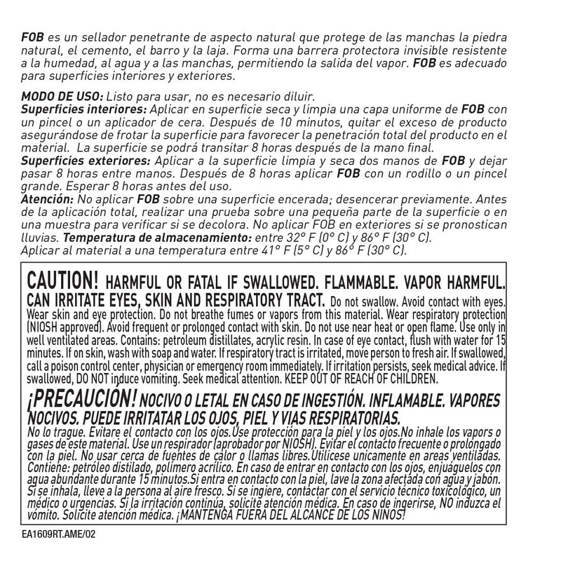 FILA Surface Care Solutions FOB High Performance Stone and Granite