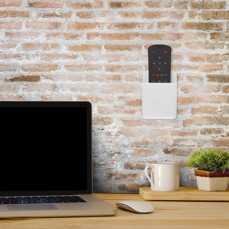 NUOLUX 2pcs Wall Mount Remote Control Box Locker Organizer Vertical