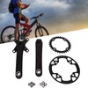 Bicycle Crankset Aluminium Alloy High Strength Lightweight Bicycle Crank Chainring