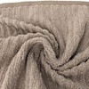 Waschlappen, einfarbig, 100 % Baumwolle, 16 x 21 cm, Braun,