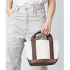 Elbeen Web Handle Tote Bag, Fossil Brown